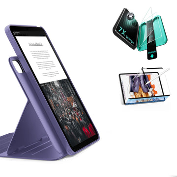 Pack coque magnétique Shift & protection magnétique sensation papier & Armorite® iPad 11" (A16) 2025 - Purple
