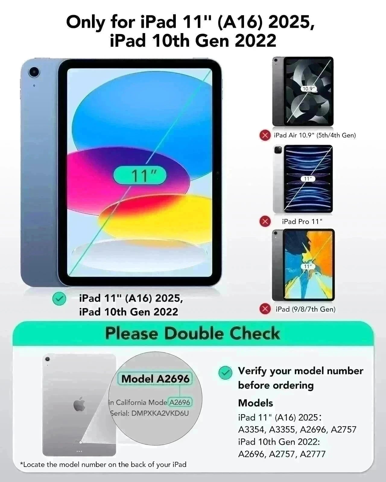 iPad A16 Paper-Feel Protection, Gray Keyboard Case & Pencil Bundle|ESR