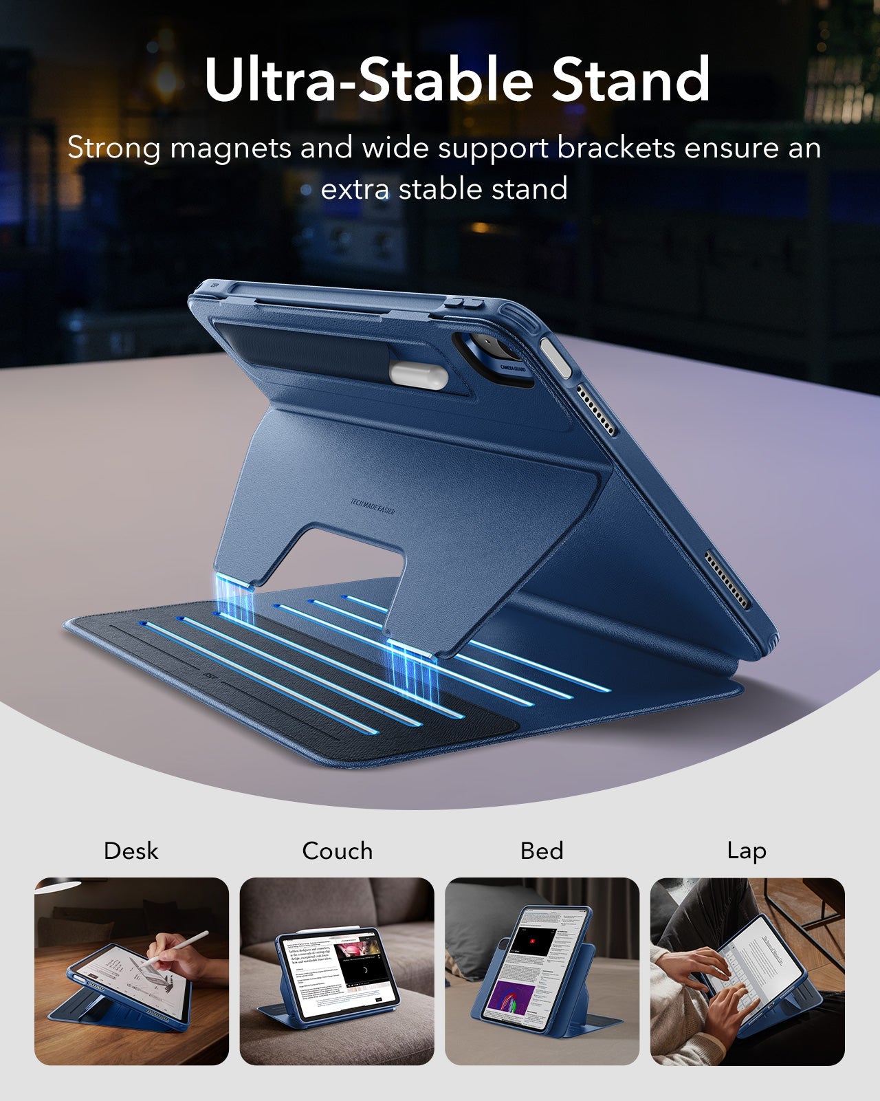 iPad 11" (A16, 2025) Shift Magnetic Case - Navy Blue ESR ESR