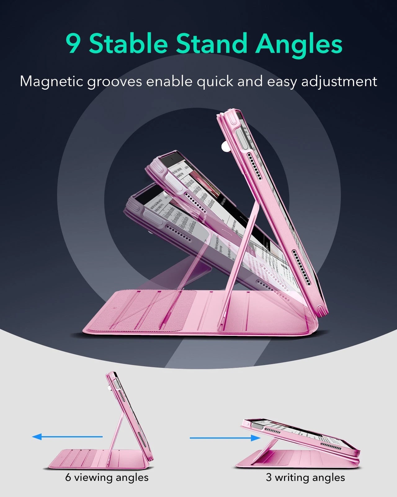 iPad 11" (A16, 2025) Shift Magnetic Case - Pink ESR ESR