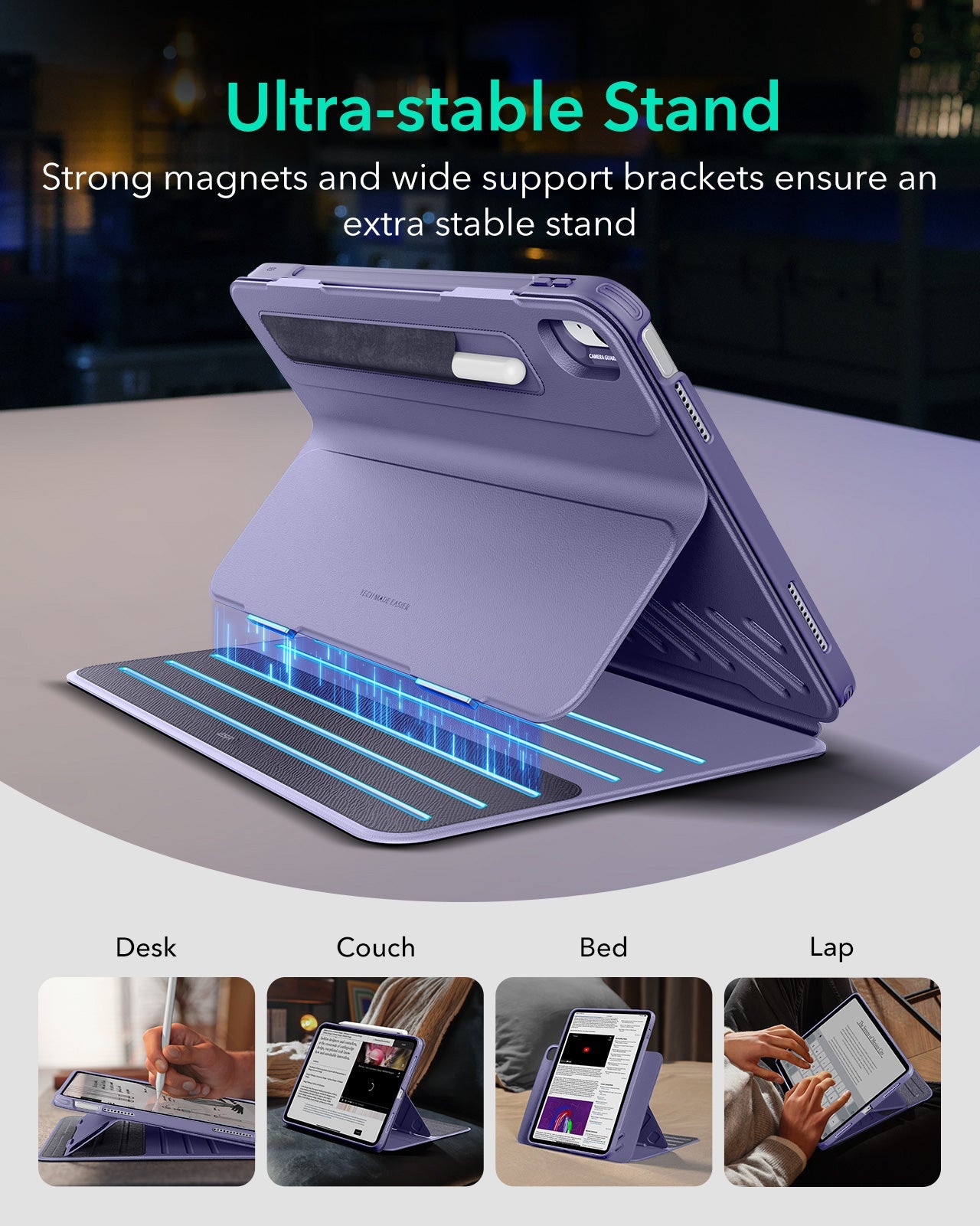 iPad 11" (A16, 2025) Shift Magnetic Case - Purple ESR ESR