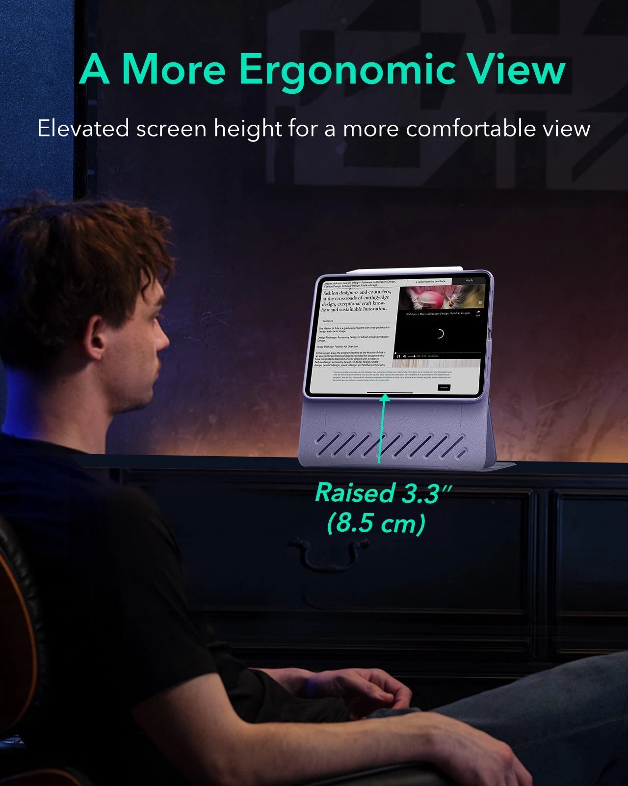 iPad 11" (A16, 2025) Shift Magnetic Case - Purple ESR ESR