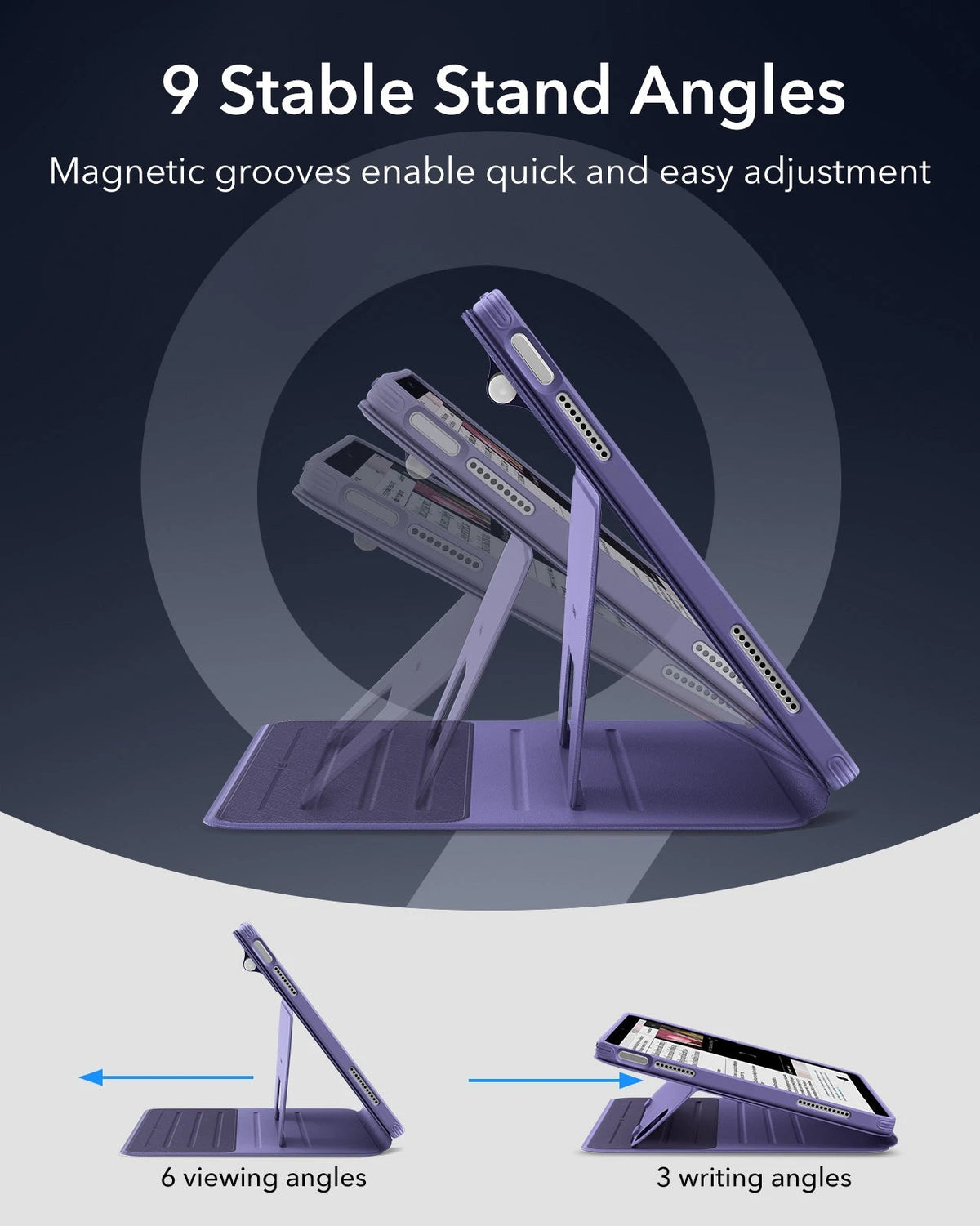 iPad 11" (A16, 2025) Shift Magnetic Case - Purple ESR ESR