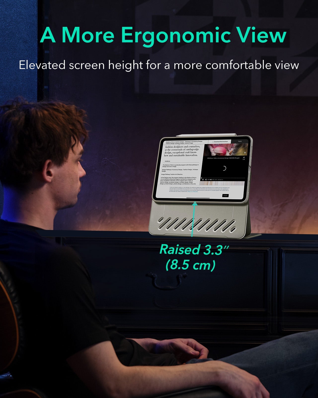 iPad 11" (A16, 2025) Shift Magnetic Case - Titanium ESR ESR