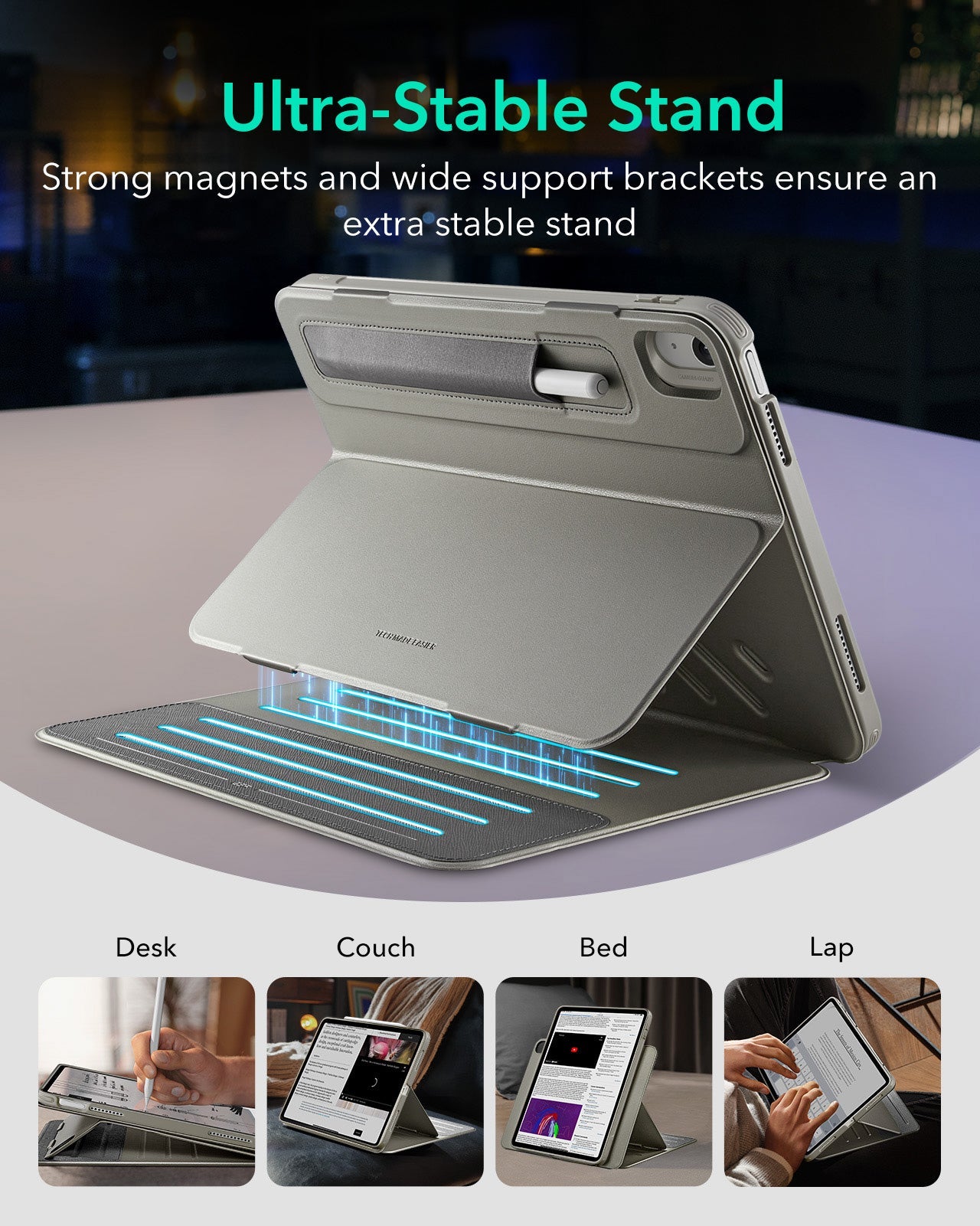 iPad 11" (A16, 2025) Shift Magnetic Case - Titanium ESR ESR