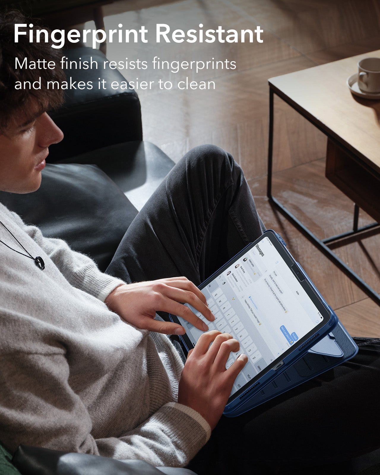 iPad 11" (A18) 2026 Bundle Rebound Magnetic Keyboard Case & Paper-Feel Screen Protectors-fingerprint resistant