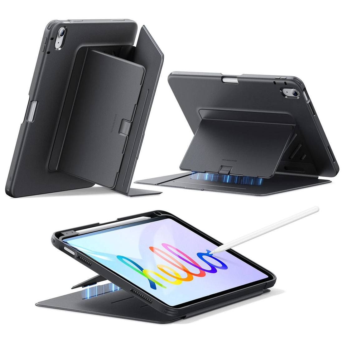 iPad 11" (A18) 2026 Flip Magnetic Case with Pencil Holder - Black ESR ESR
