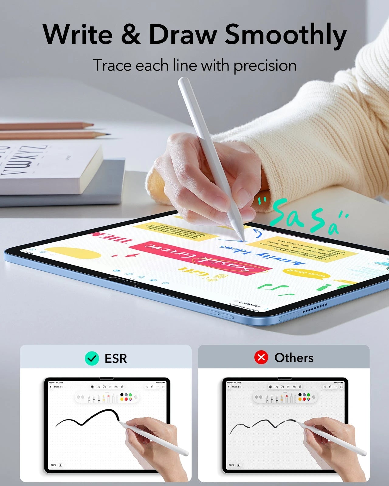 iPad 11" (A18) 2026 UltraFit Classic Paper-Feel Screen Protector – 2 Pack ESR ESR