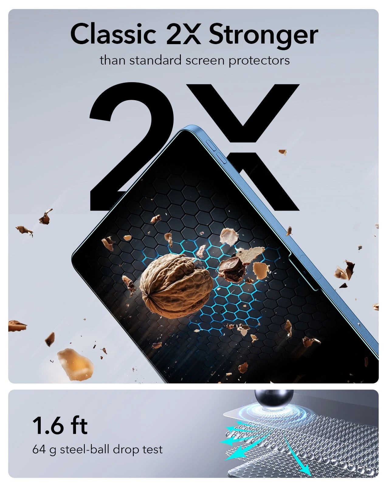 iPad 11" (A18) 2026 UltraFit Classic Screen Protector - 2 Pack ESR ESR