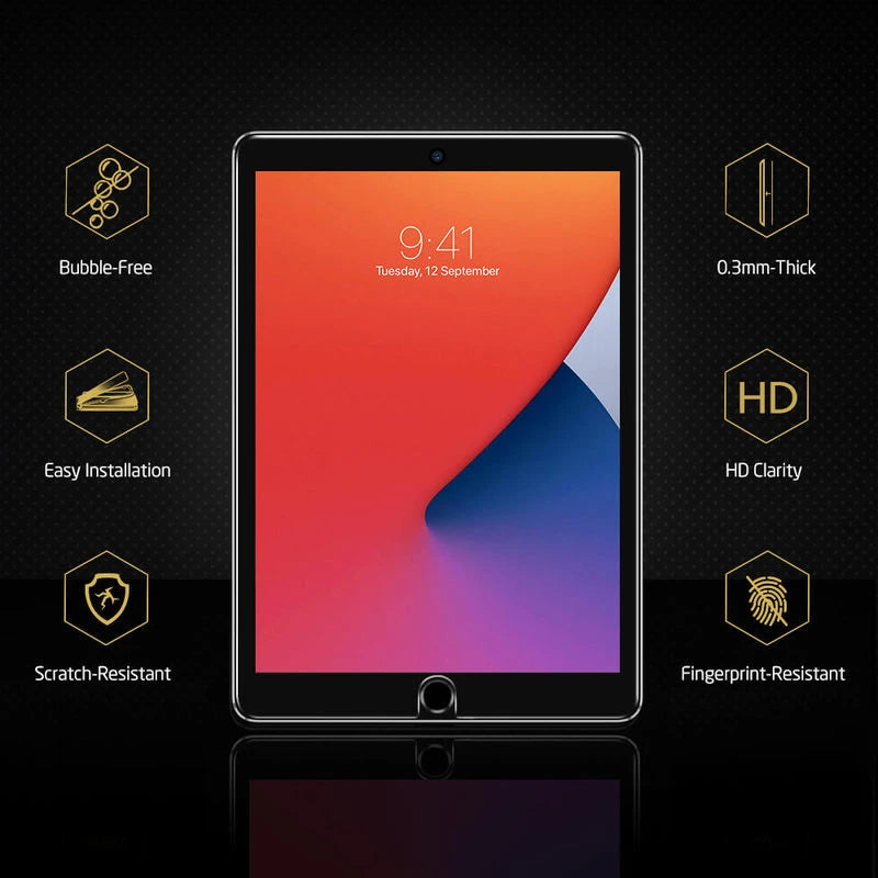 iPad 8th 2025 Tempered Glass Screen Protector