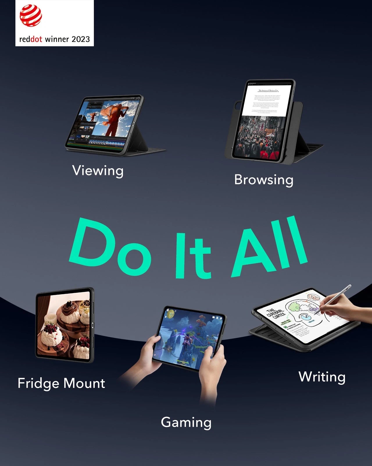 iPad Air 11ʺ (2024) Shift Transformation Bundle - Black ESR ESR