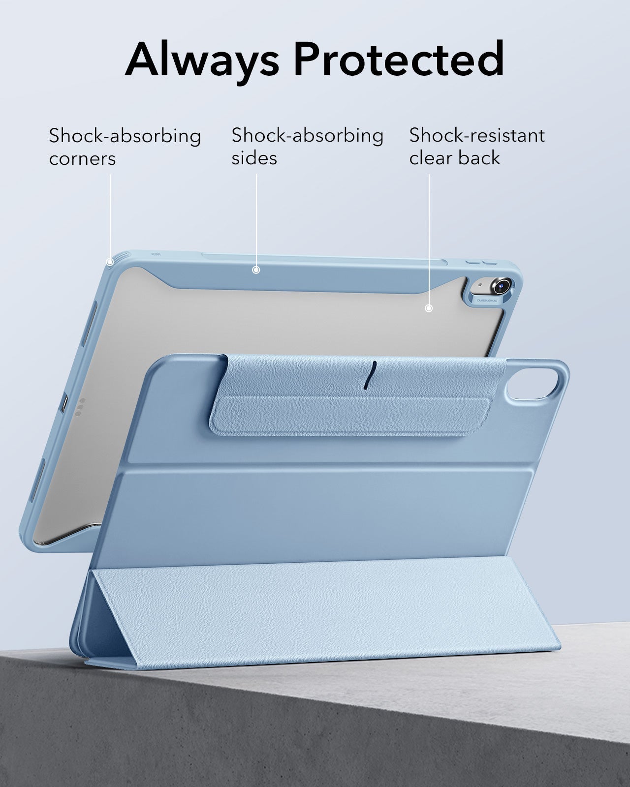 iPad Air 11" (2025) Rebound Hybrid Case 360 - Sky Blue ESR ESR