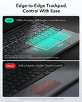 edge-to-edge trackpad，control with ease