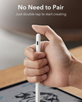 Flex Keyboard Case (Detachable) With Digital Pencil Bundle-No Need to Pair-just double-tap to start creating