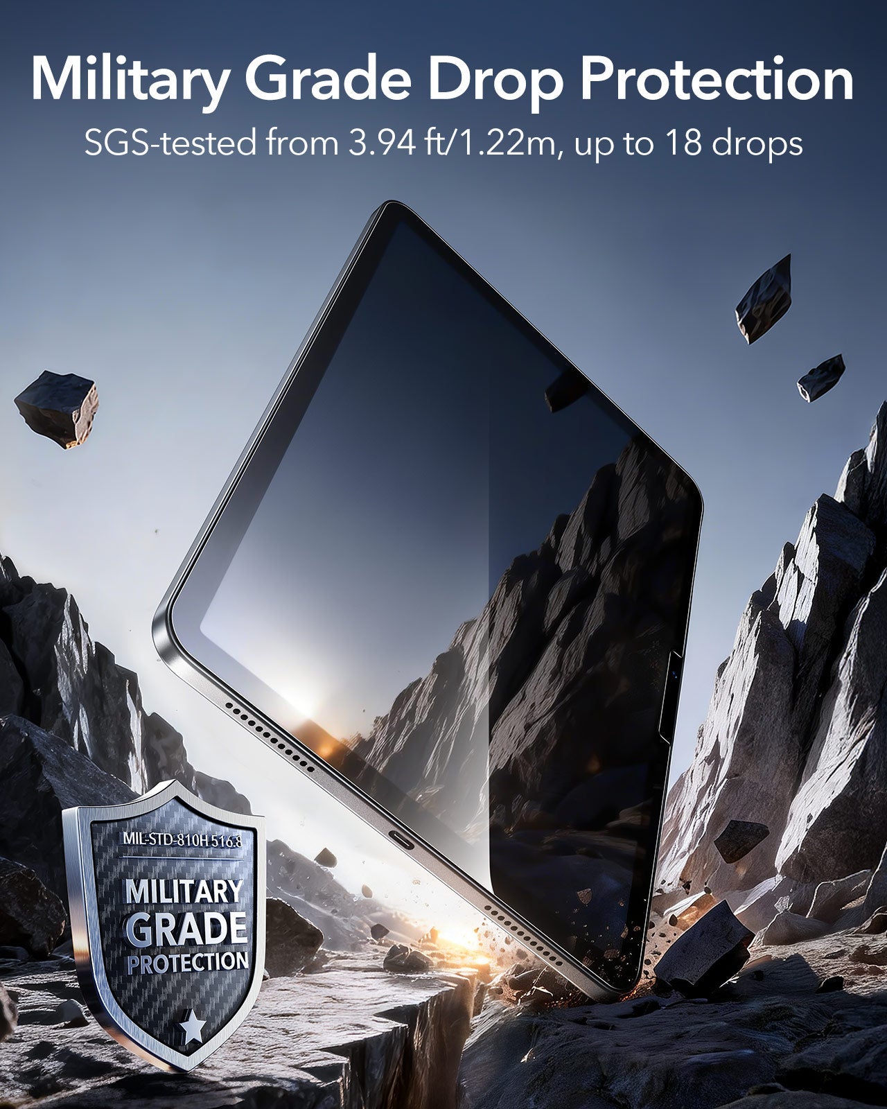 iPad Air 11" (M4) 2026 Bundle Flip Magnetic Case with Pencil Holder, Paper-Feel Magnetic & Armorite® Protection - Light Purple ESR ESR