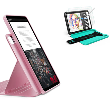 iPad Air 11" (M4) 2026 Bundle Shift Magnetic Case & Armorite® Paper-Feel Protection - Pink ESR ESR