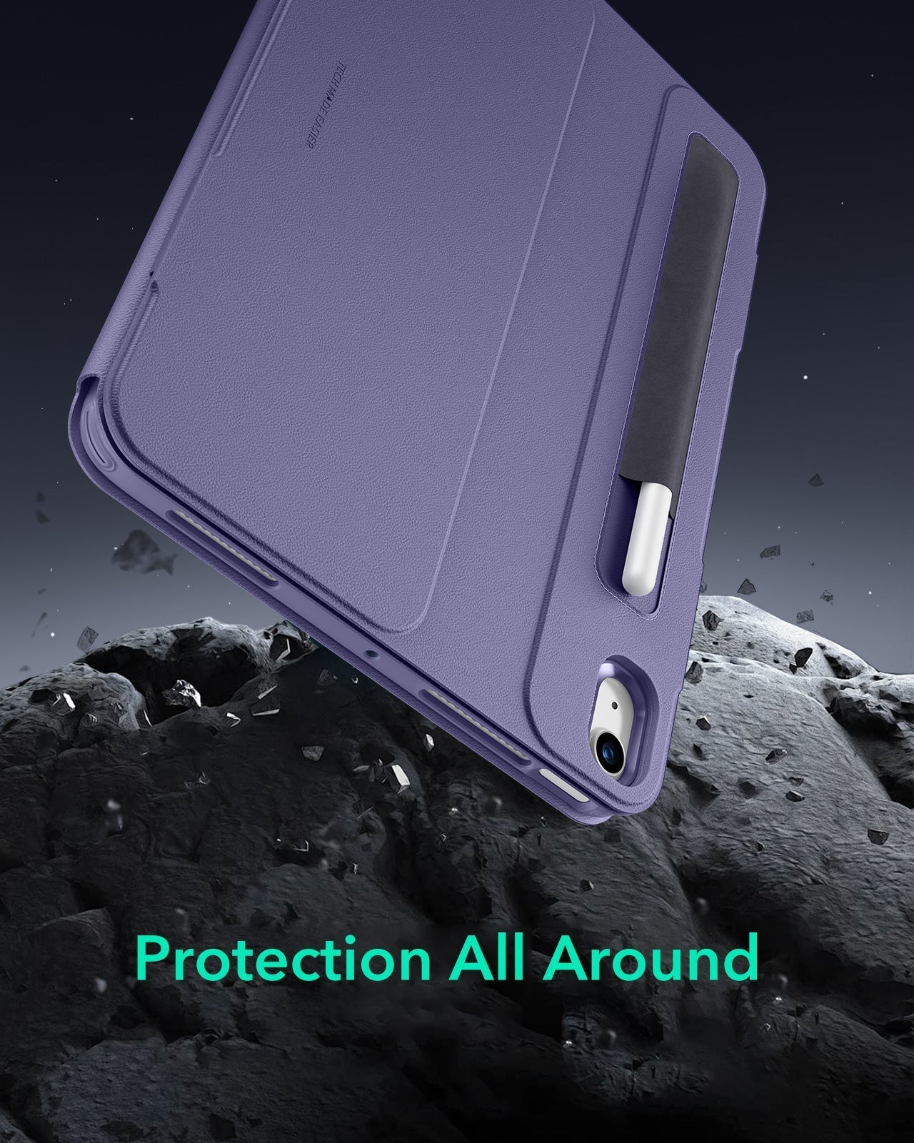 Purple iPad Air 11 (M4) Case with Stand & Paper-Feel Guard | ESR Shift
