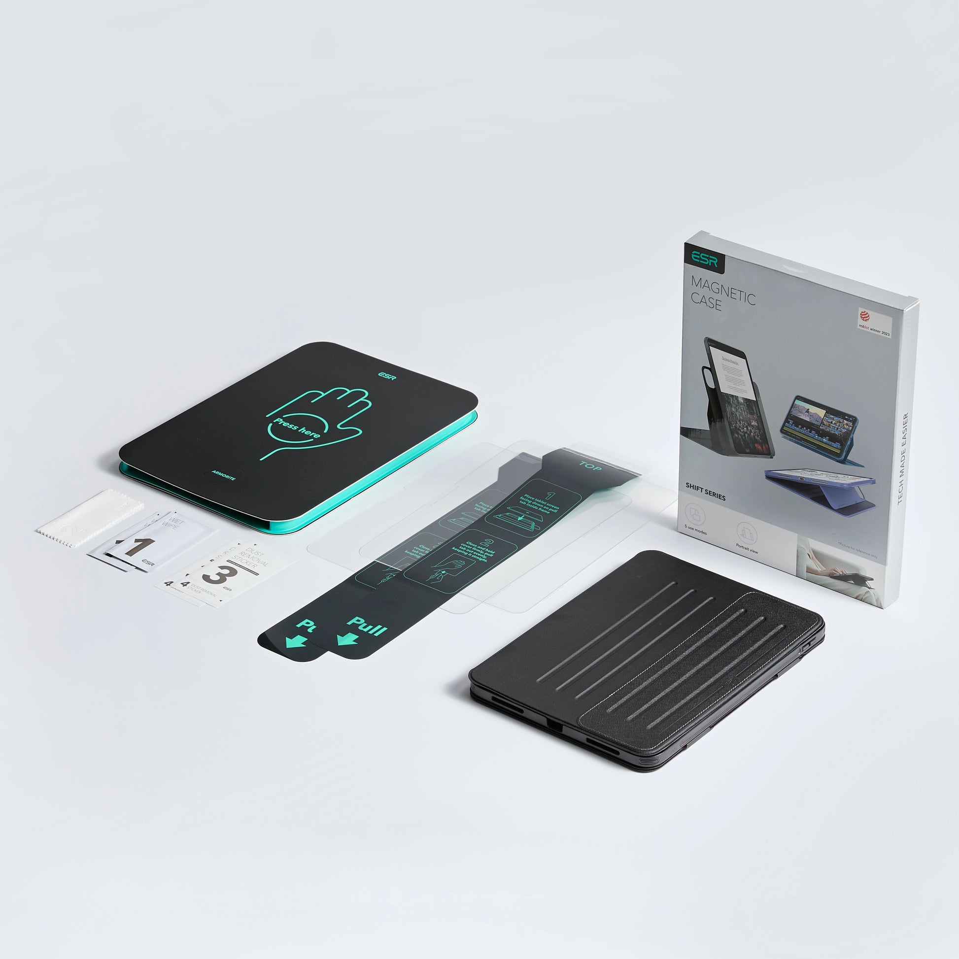 iPad Air 11" (M4) 2026 Bundle Shift Magnetic Case & Armorite® Protection - Navy Blue ESR ESR