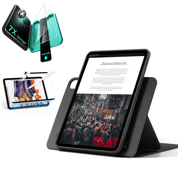 iPad Air 11" (M4) 2026 Bundle Shift Magnetic Case, Papel-Feel Magnetic & Armorite® Protection - Black ESR ESR