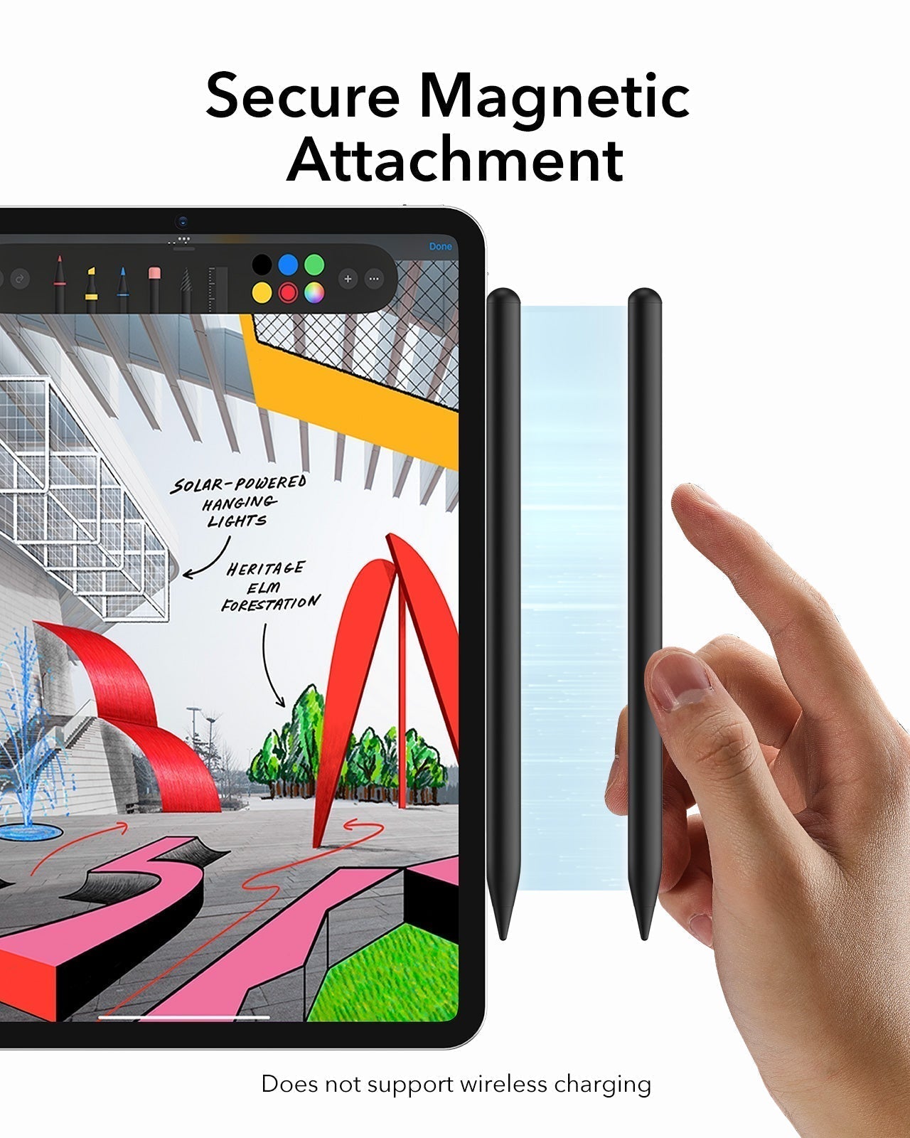 Secure Magnetic attachment