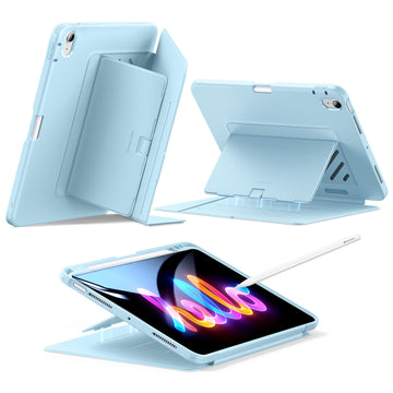 iPad Air 11" (M4) 2026 Flip Magnet-Hülle mit Pencil-Halter - Sky Blue