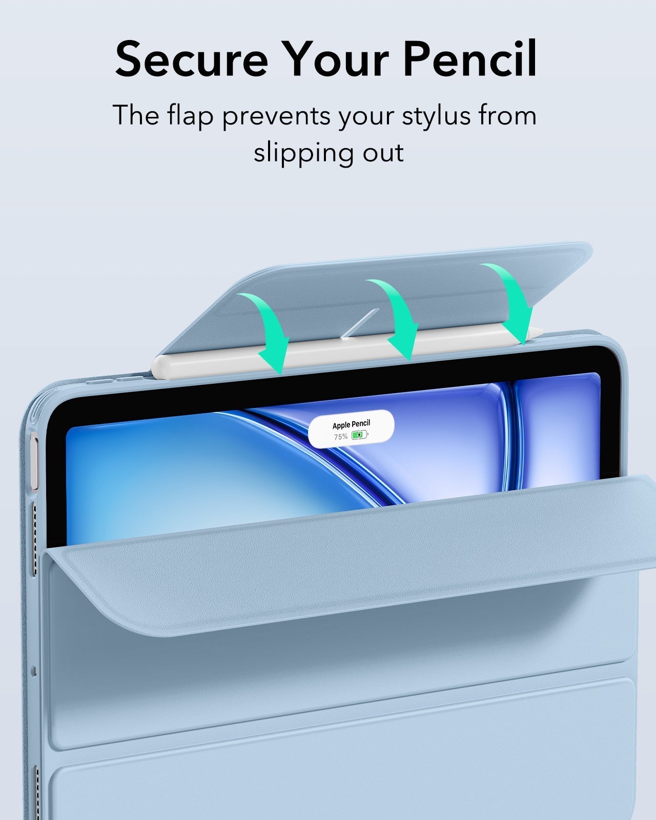 iPad Air 11" (M4) 2026 Rebound Hybrid Case 360 - Sky Blue ESR ESR