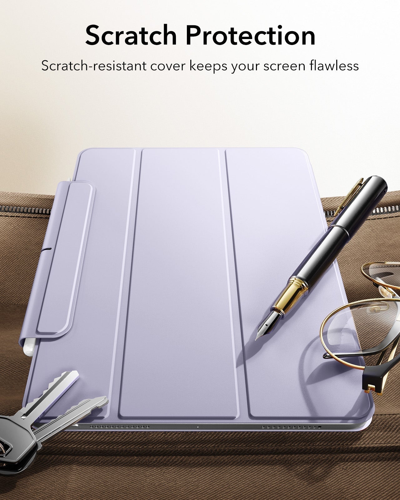 iPad Air 11" (M4) 2026 Rebound Magnetic Case - Light Purple ESR ESR