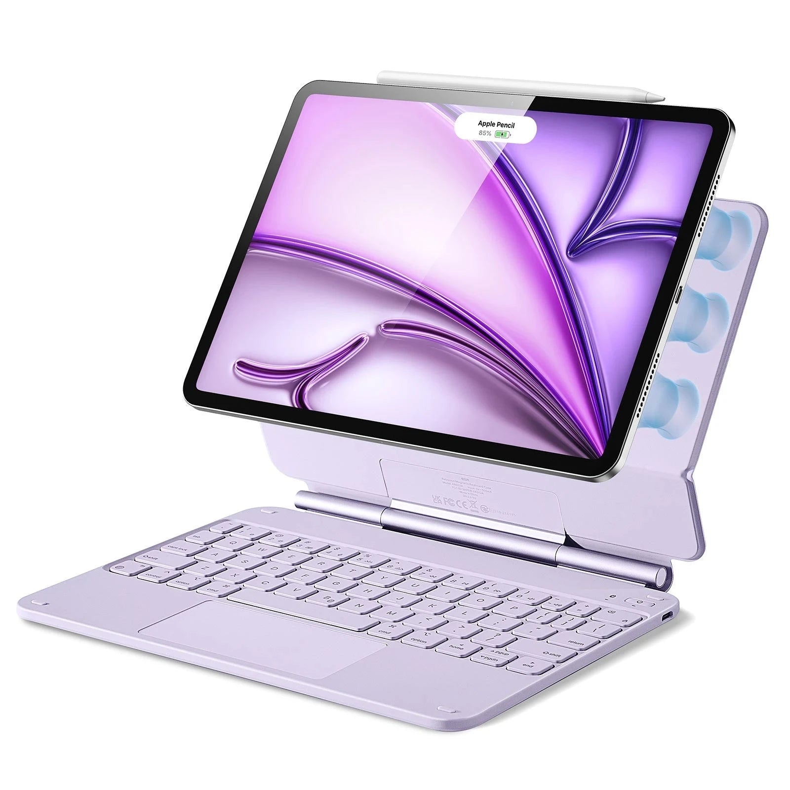 Purple Rebound iPad Air 11 (M4) Magic-Style Keyboard with Trackpad|ESR