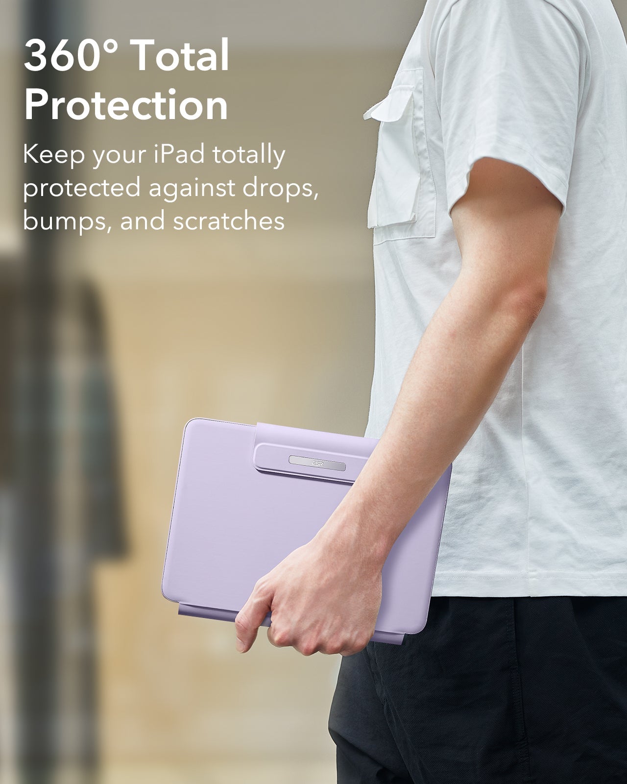 Keep your ipad totally protected against drops，bumps，and scratches