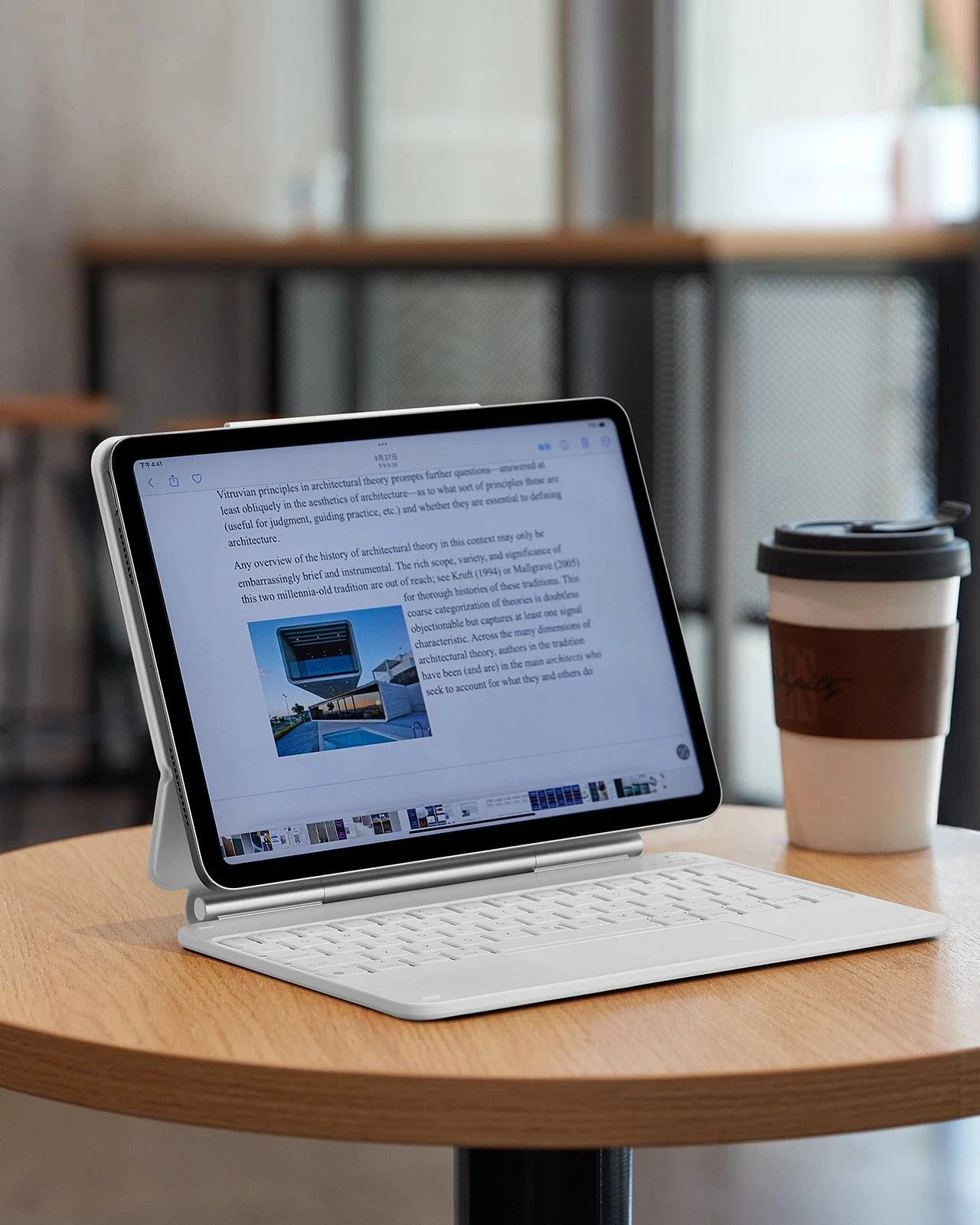 White iPad Air 11