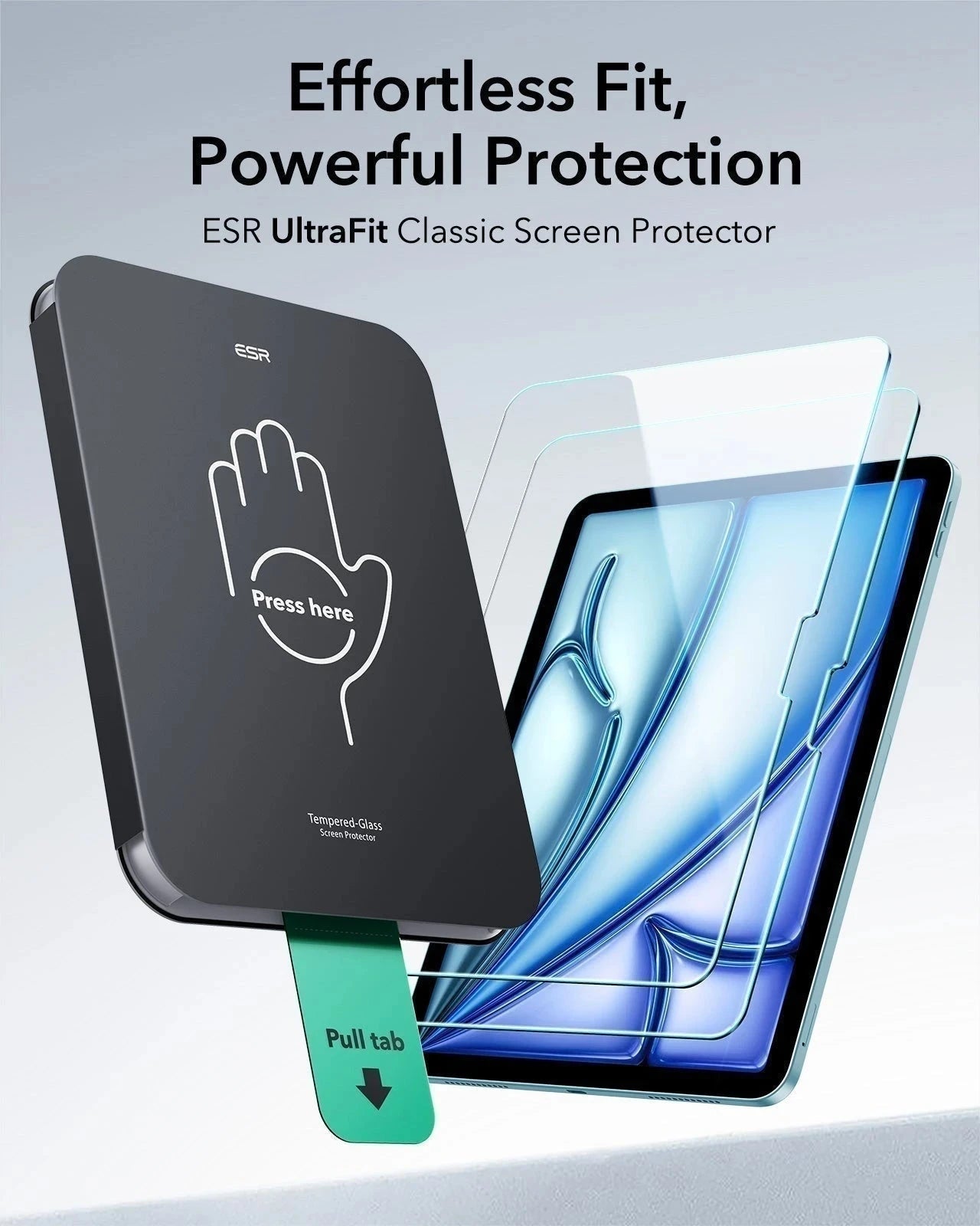 iPad Air 11-inch (2025) Magnetic Keyboard Case 360 Protection