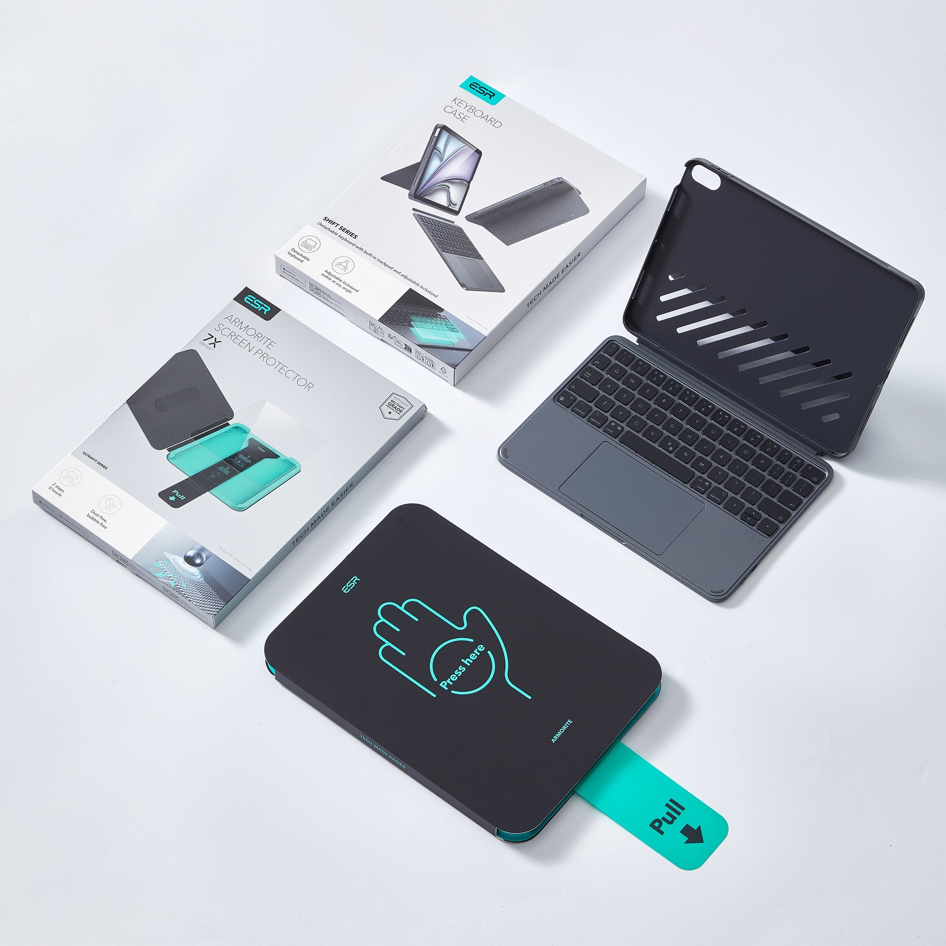 In the Box: keyboard case / 2 Armorite screen protectors