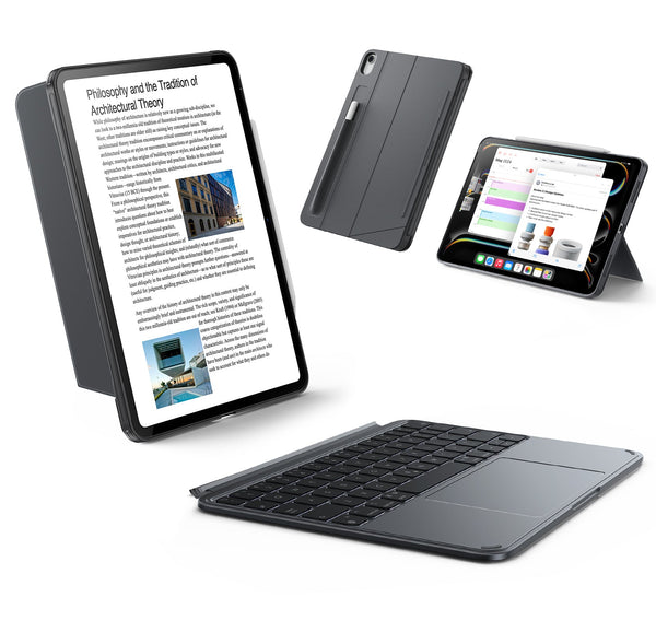 【新品未開封】ESR Shift Keyboard Case (iPad専用) Gray Bluetooth iPad Air 11