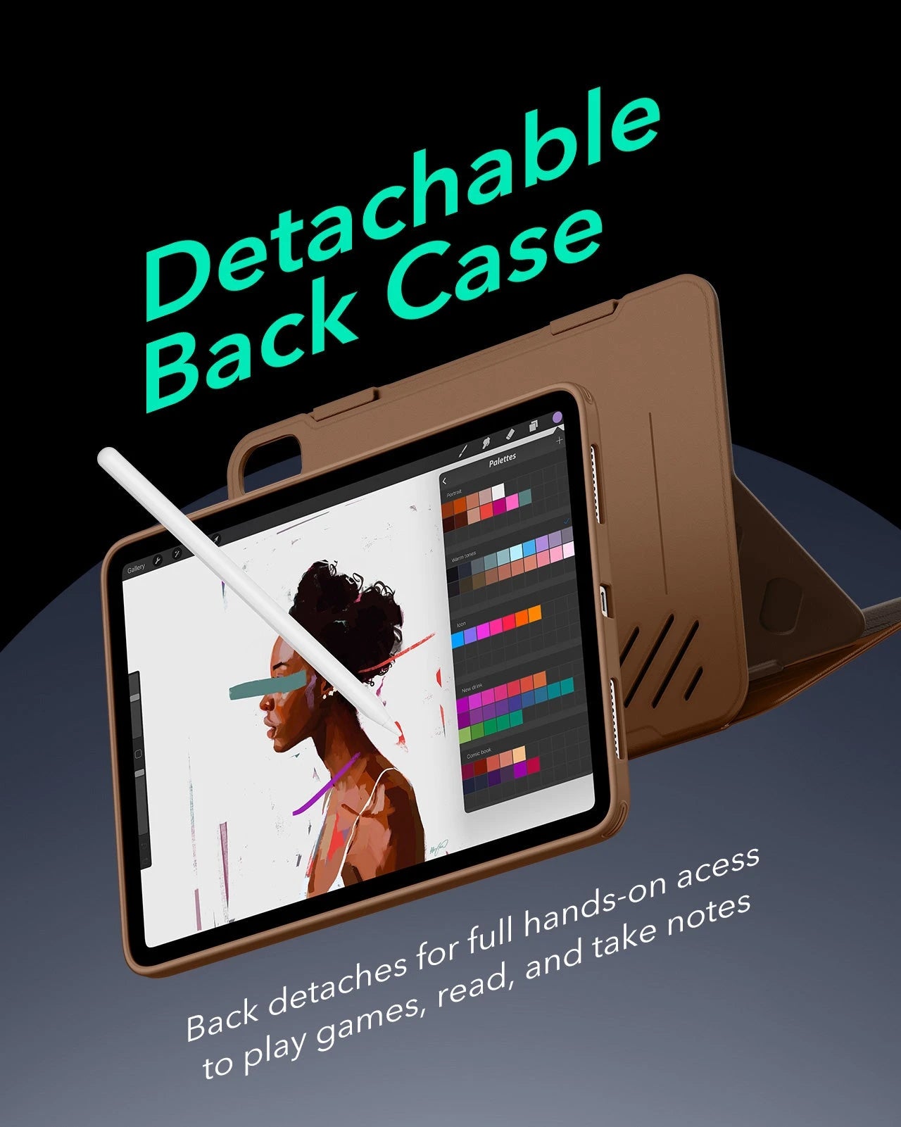 iPad Air 11" (M4) 2026 Shift Magnetic Case - Brown ESR ESR