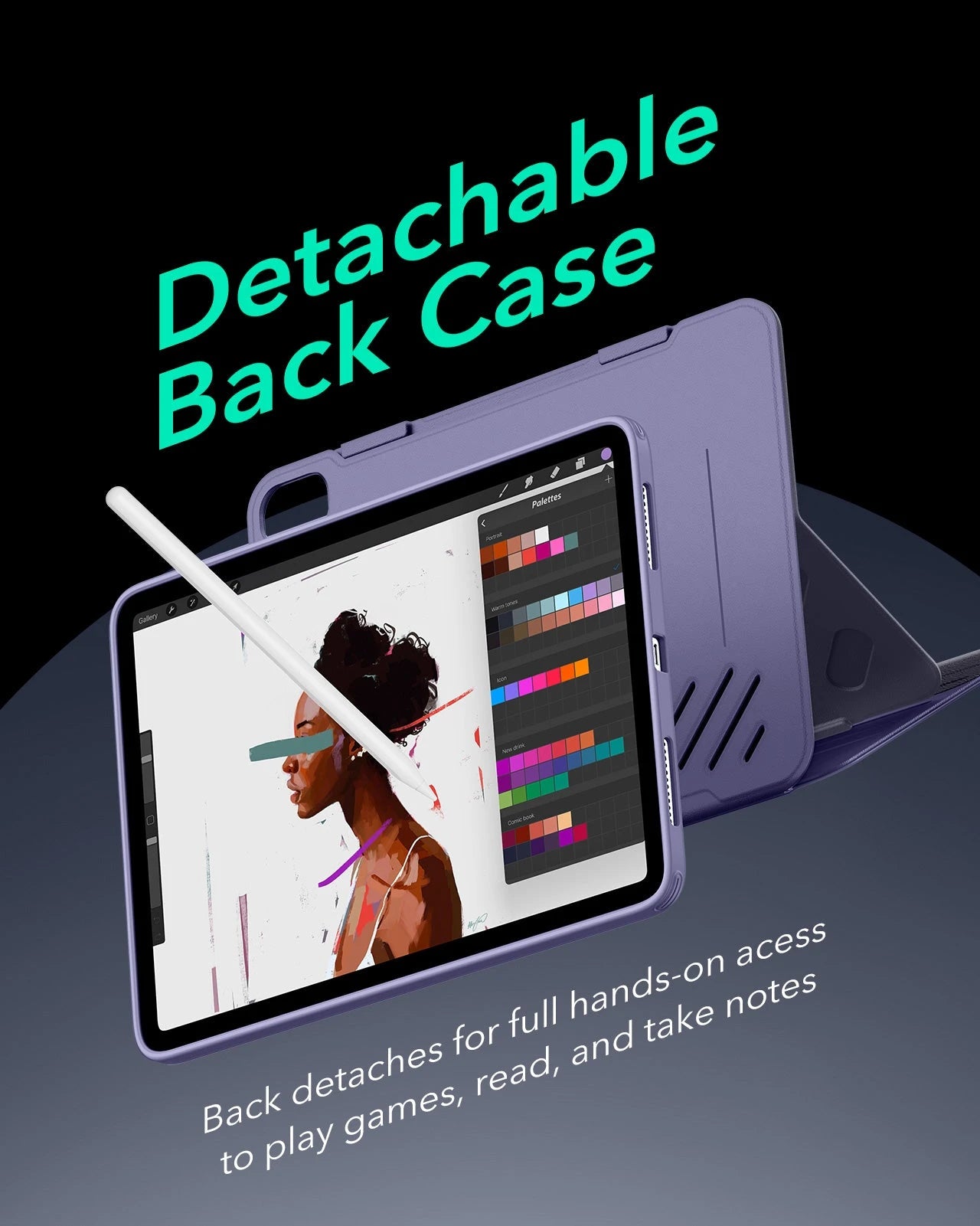 iPad Air 11" (M4) 2026 Shift Magnetic Case - Purple ESR ESR