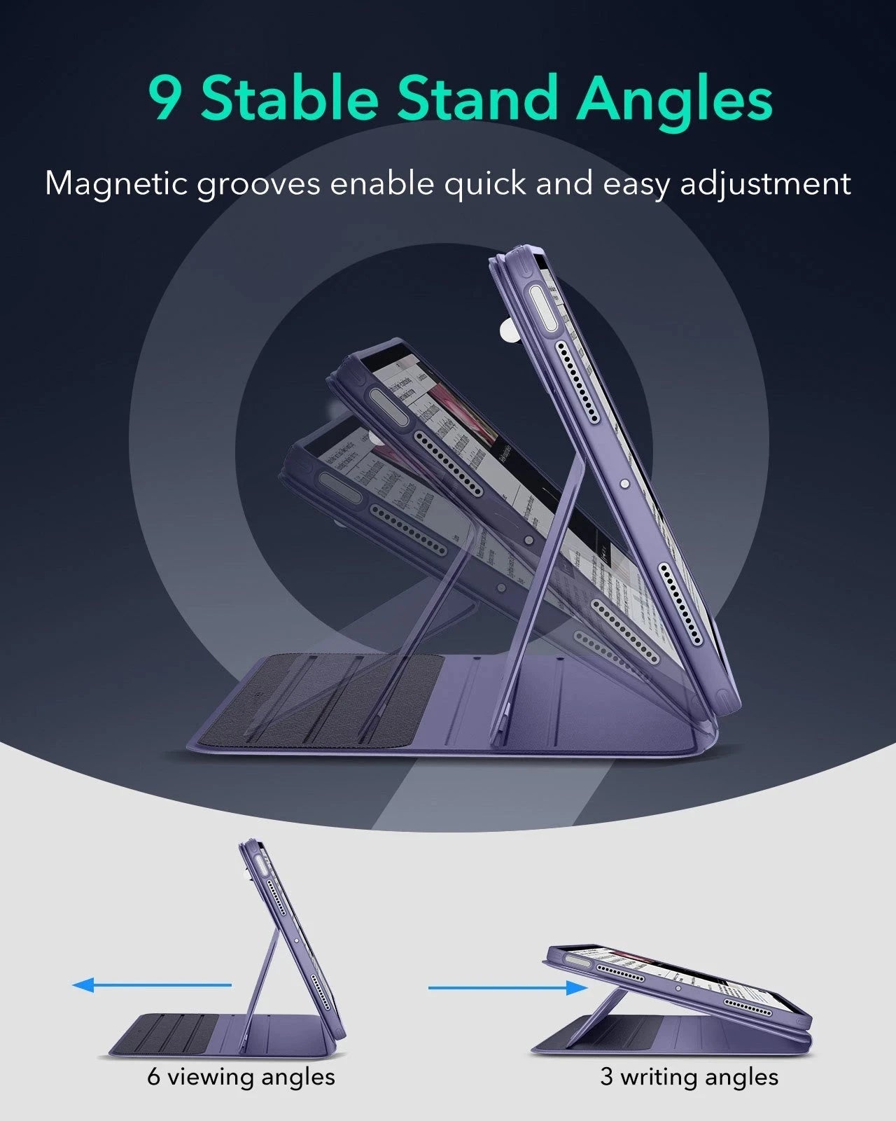 iPad Air 11" (M4) 2026 Shift Magnetic Case - Purple ESR ESR