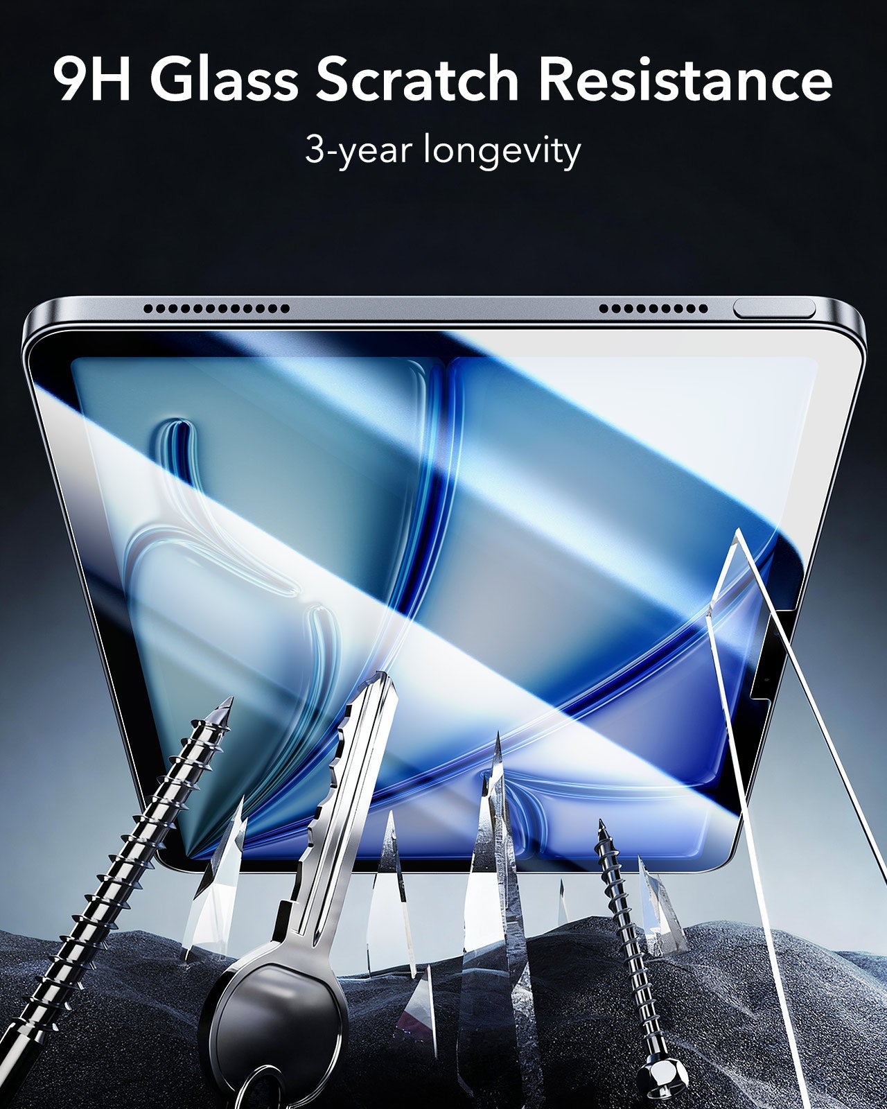 iPad Air 11" (M4) 2026 UltraFit Armorite®  Screen Protector - 2 Pack ESR ESR