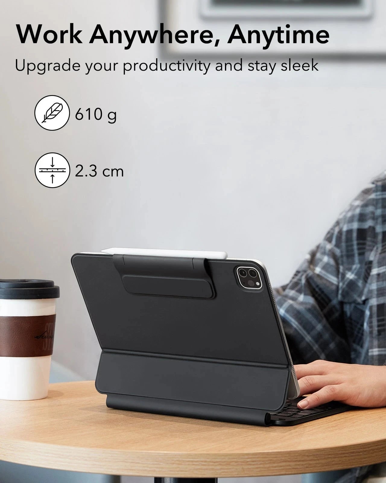 iPad Air 11" (M4, 2026) Rebound Magnet-Tastaturhülle