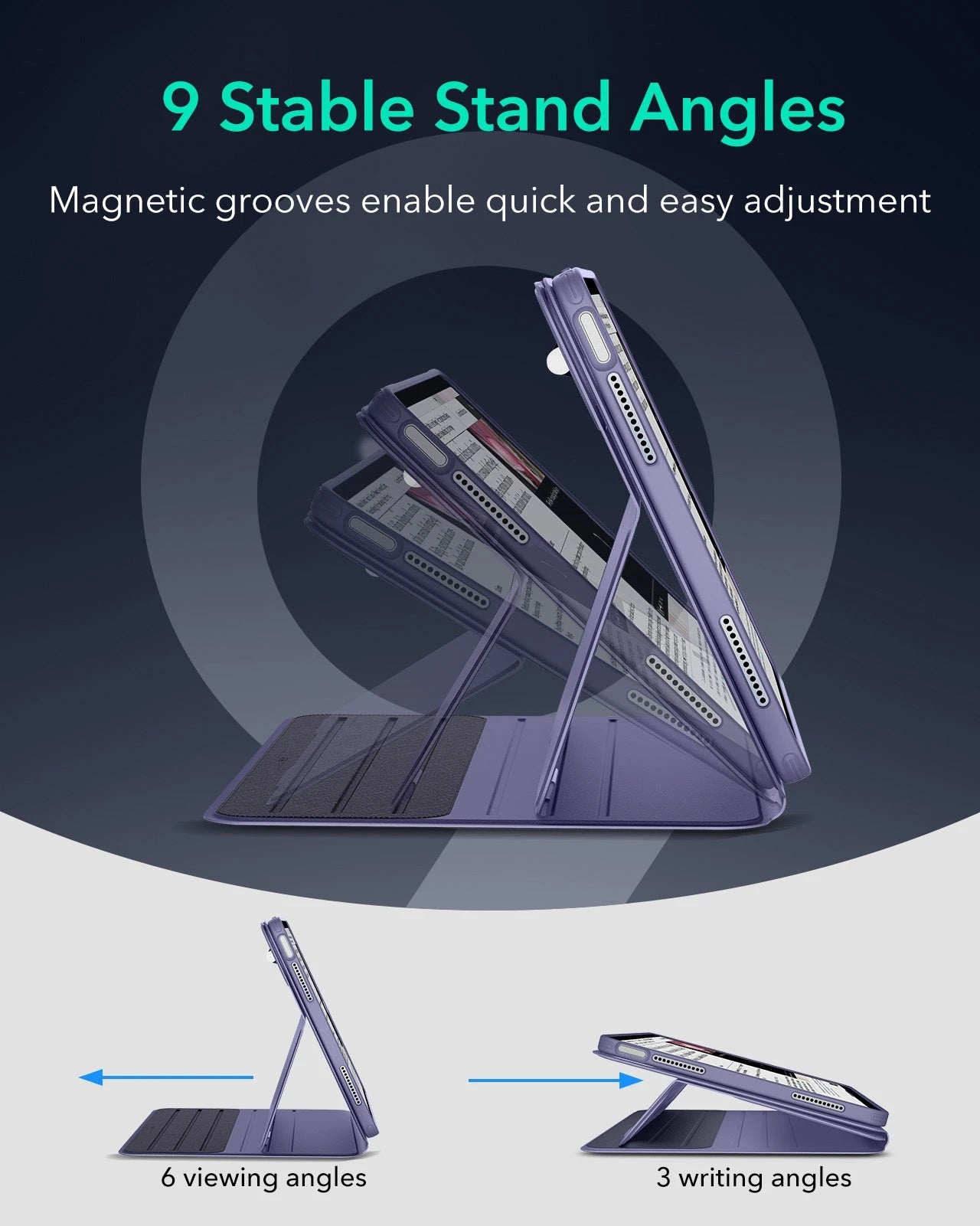 iPad Air 13" (2025) Shift Magnetic Case - Purple ESR ESR