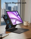 ipad_air_magnetic_case_360_with_keyboard_secure magnetic lock
