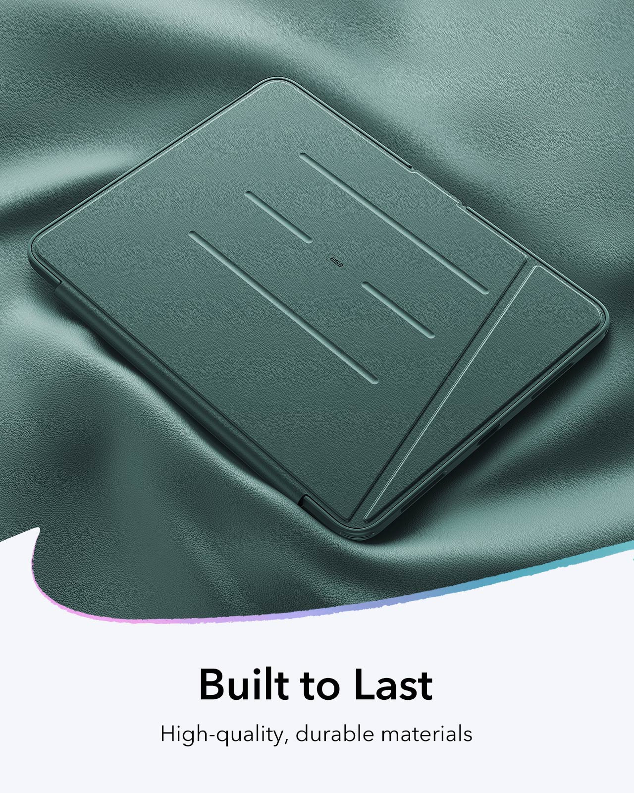 iPad Air 13" (M4) 2026 Flip Magnetic Case with Pencil Holder - Green ESR ESR