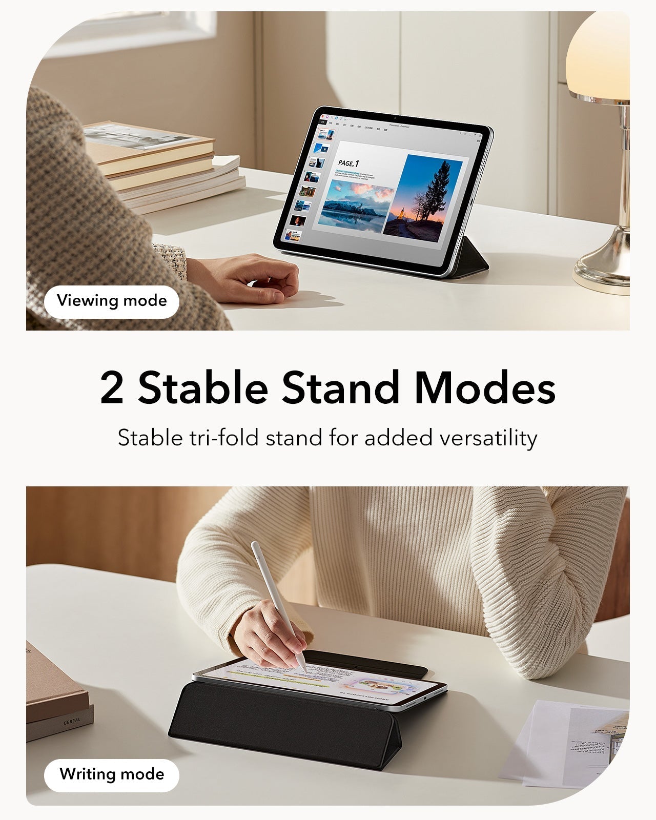 iPad Air 13" (M4) 2026 Rebound Magnetic Case - Black ESR ESR