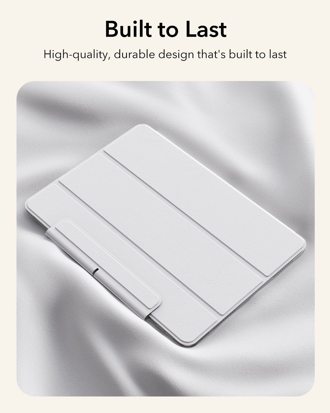 iPad Air 13" (M4) 2026 Rebound Magnetic Case - Brilliant White ESR ESR