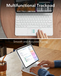 Rebound Folio Keyboard Case for iPad Air 13-inch (M4) 2026 -White ipad keyboard case