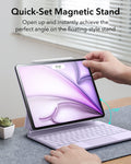  iPad Air 13-inch (M4) 2026 Keyboard Case with Pencil Holder-magnetic stand