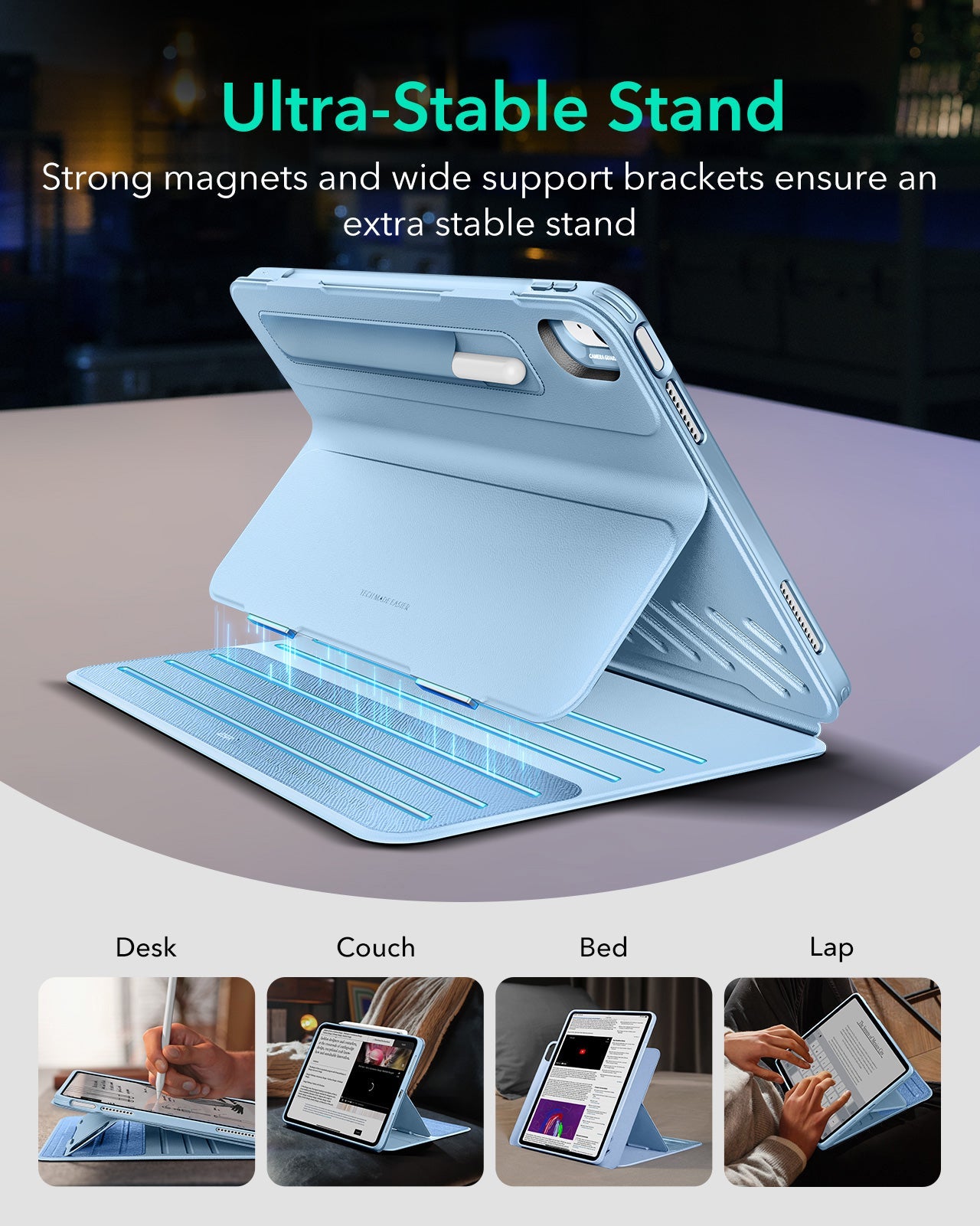 iPad Air 13" (M4) 2026 Shift Magnetic Case - Blue ESR ESR