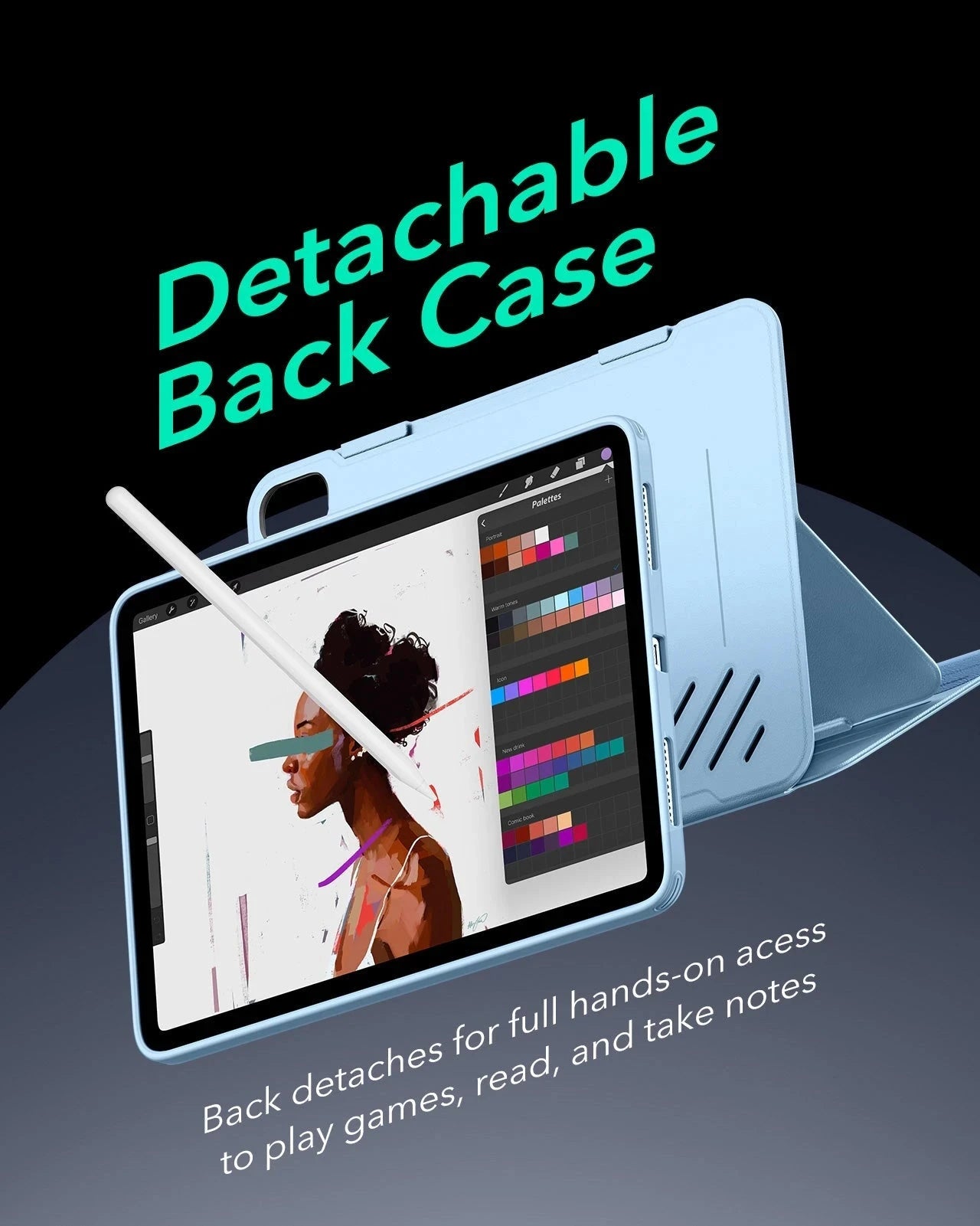 iPad Air 13" (M4) 2026 Shift Magnetic Case - Blue ESR ESR