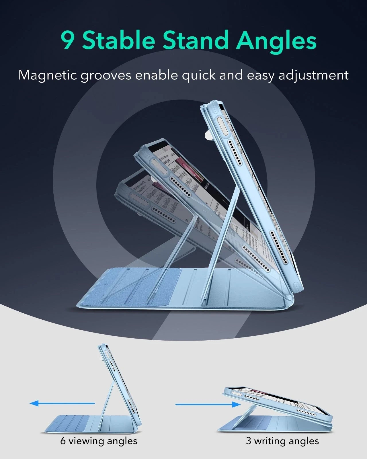 iPad Air 13" (M4) 2026 Shift Magnetic Case - Blue ESR ESR