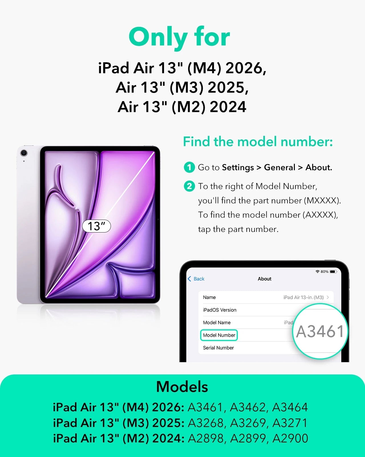 Black iPad Air 13