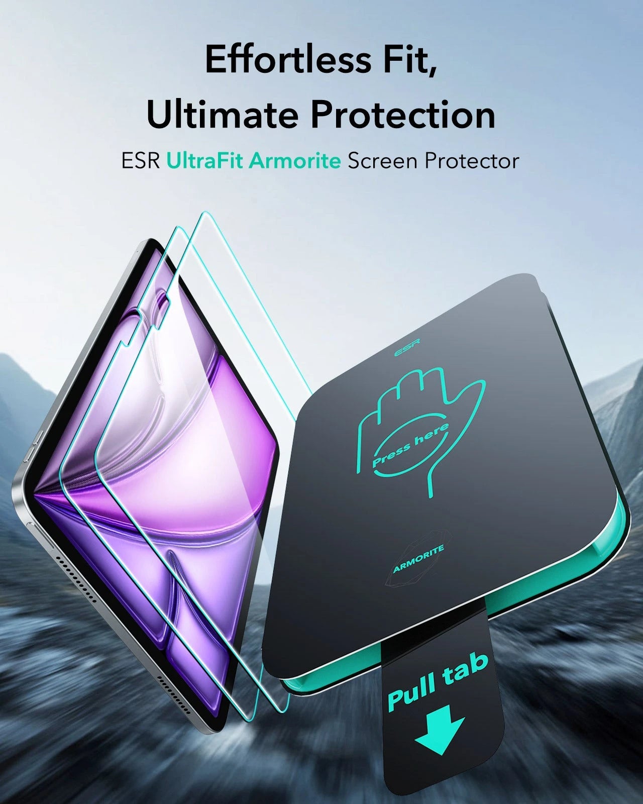 iPad Air 13" (M4) 2026 UltraFit Armorite®  Screen Protector - 2 Pack ESR ESR